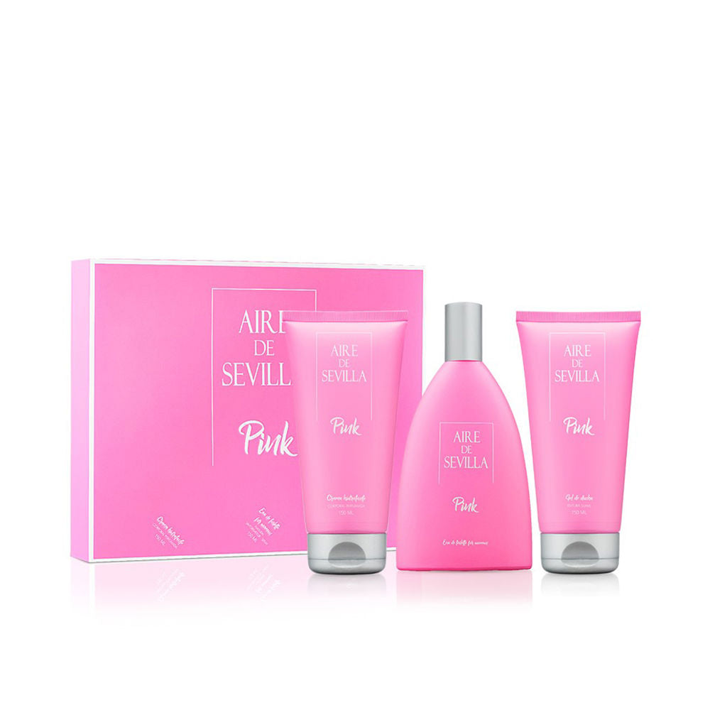 Aire de Sevilla Pink Fragrance & Body Care Set