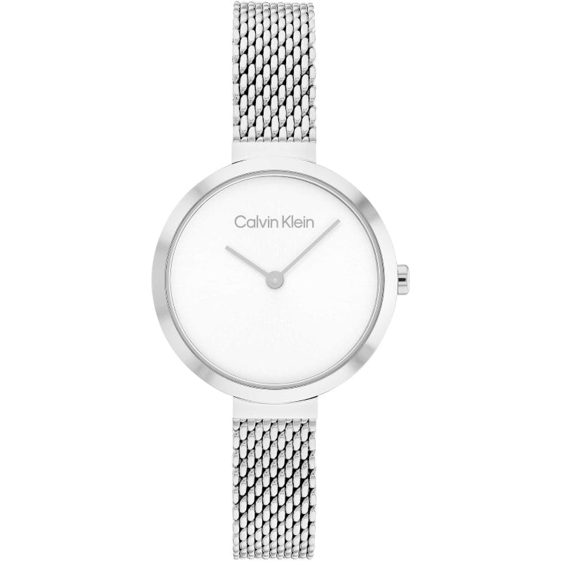 Timeless Silver Mesh Minimalist Elegance
