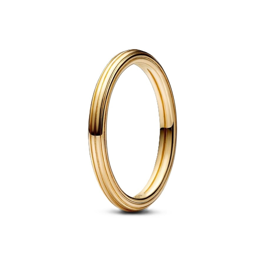 Pandora Minimalist Gold Ring Design