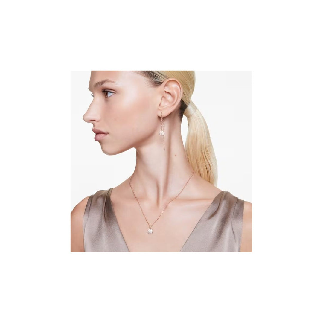 Radiant Rose Gold Crystal Elegance