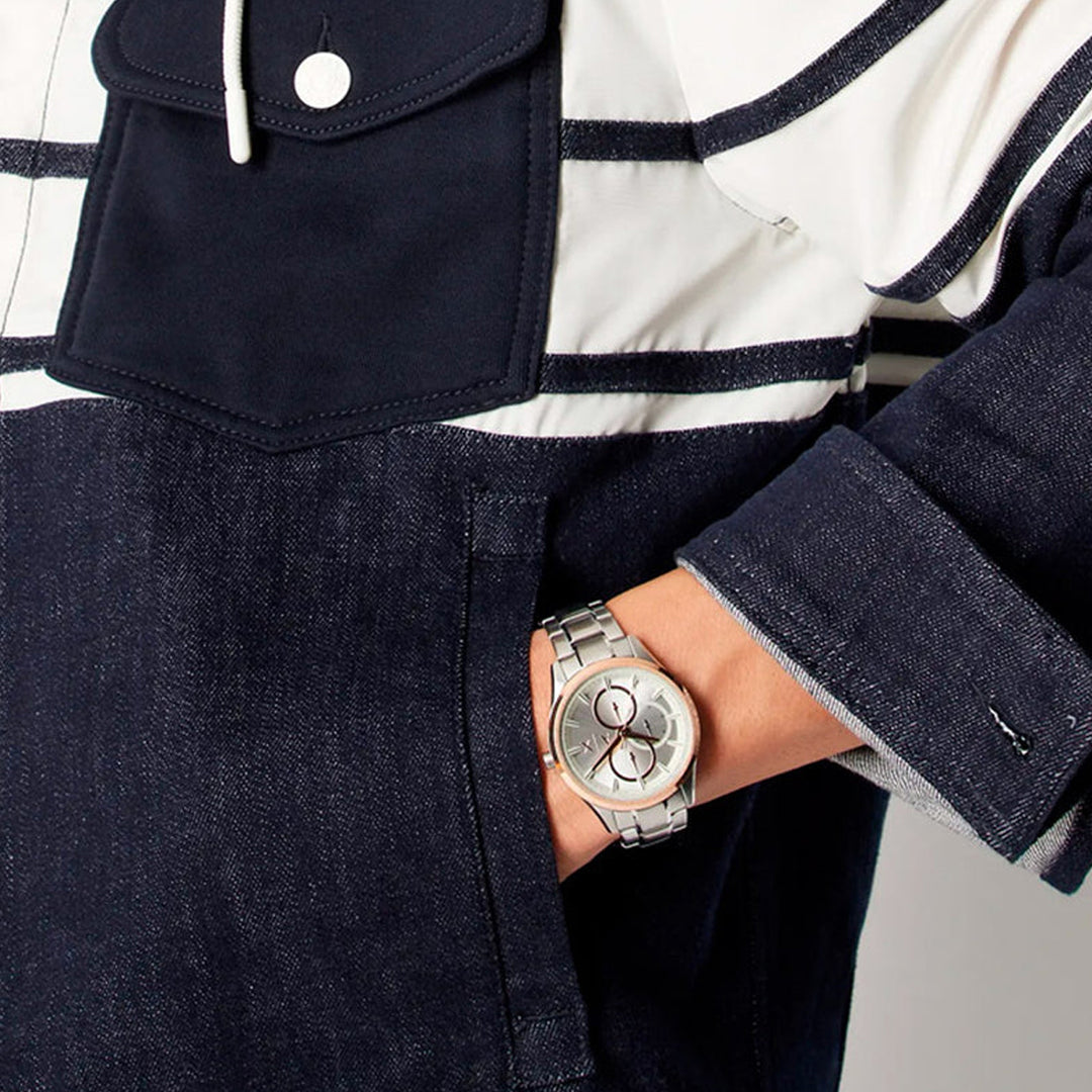 Armani Exchange Rose Gold Chronograph Watch