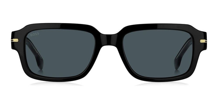 Refined Black Acetate Frame with Gold Detailing