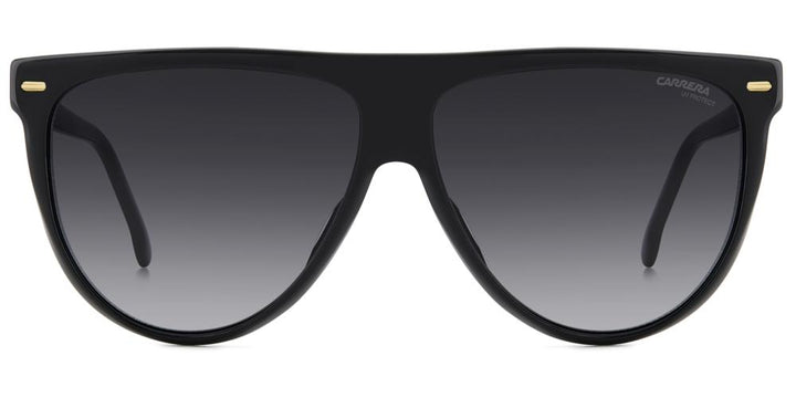 Sleek Black Acetate Sunglasses with Gradient Lenses