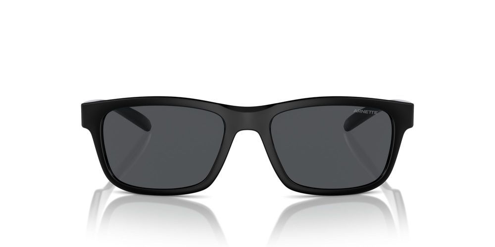 Bold Black Acetate Frame with Dark Gray Lenses
