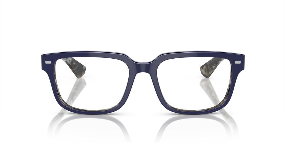Navy Blue Acetate Frame with Tortoiseshell Accents
