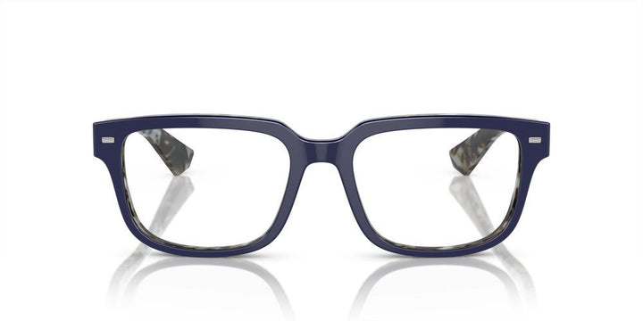 Navy Blue Acetate Frame with Tortoiseshell Accents