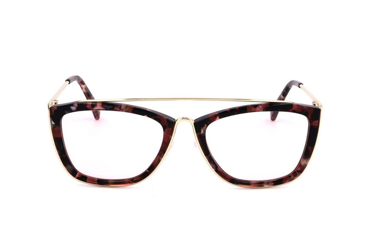 Tortoiseshell Elegance with Pink Lens Radiance