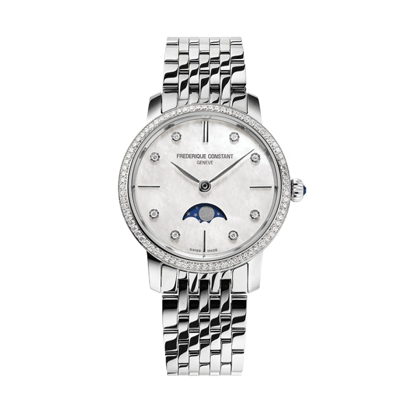 Frederique Constant Diamond Moonphase Watch