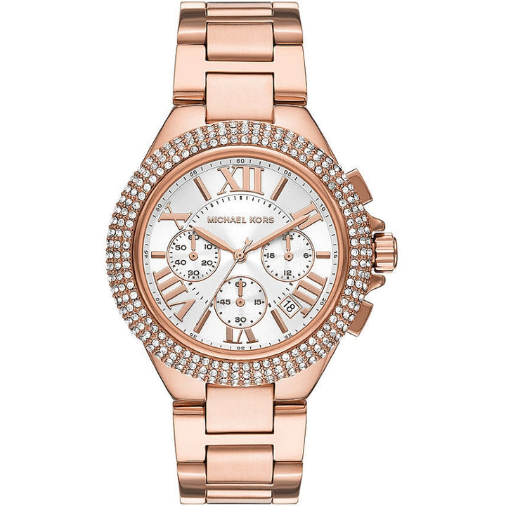Michael Kors Rose Gold Crystal Chronograph