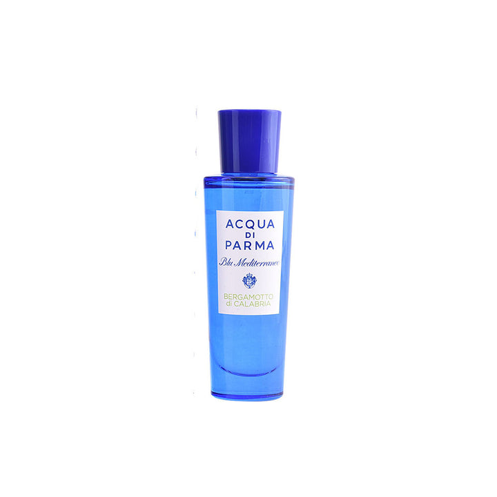 30 ml blue bottle of unisex Bergamot &amp; Cedar Eau de Toilette, citrus and cedar notes