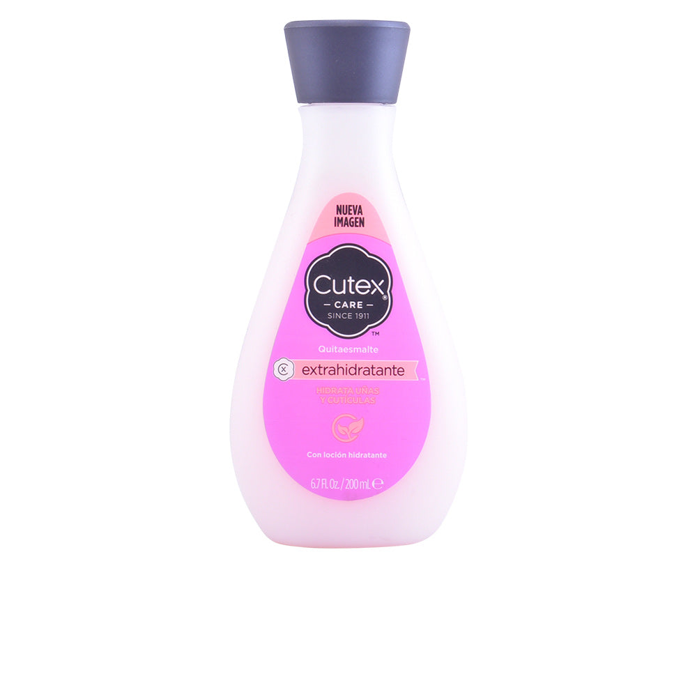 200 ml bottle of extra-hydrating acetone nail polish remover with conditioning lotion
