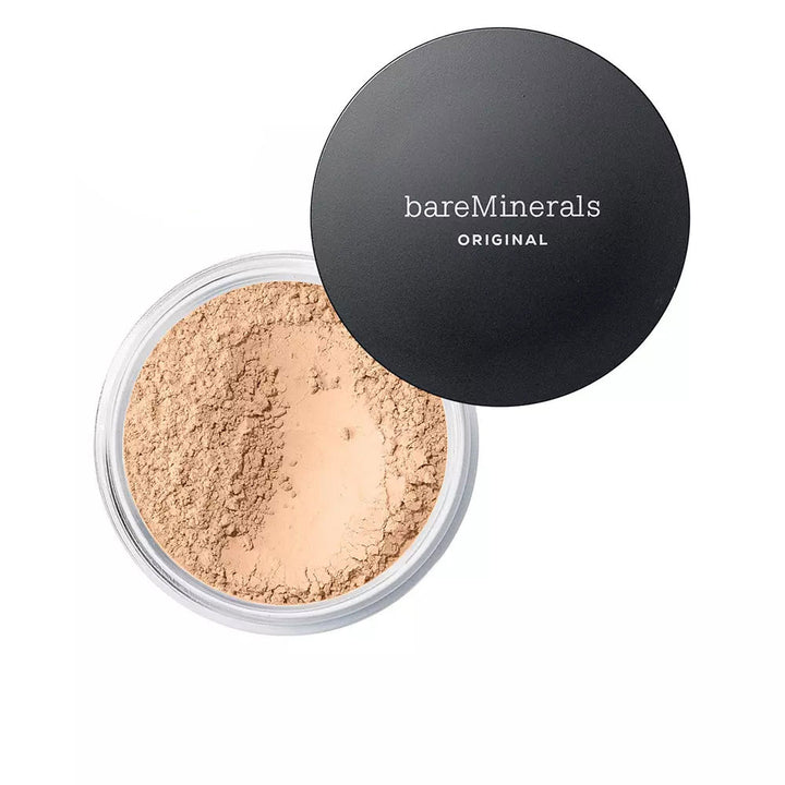 Loose mineral powder foundation in light beige shade, 8 g pot with sifted lid