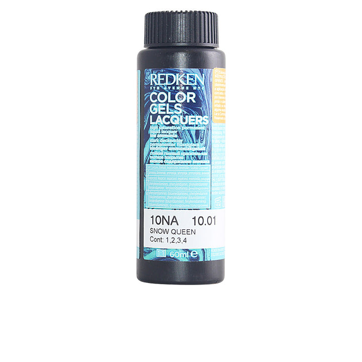 Three 60 ml tubes of permanent gel hair colour, shade 10NA Snow Queen, salon packaging