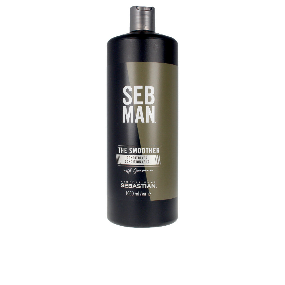 1,000 ml conditioner bottle; guaraná and bergamot scented conditioning cream for Man
