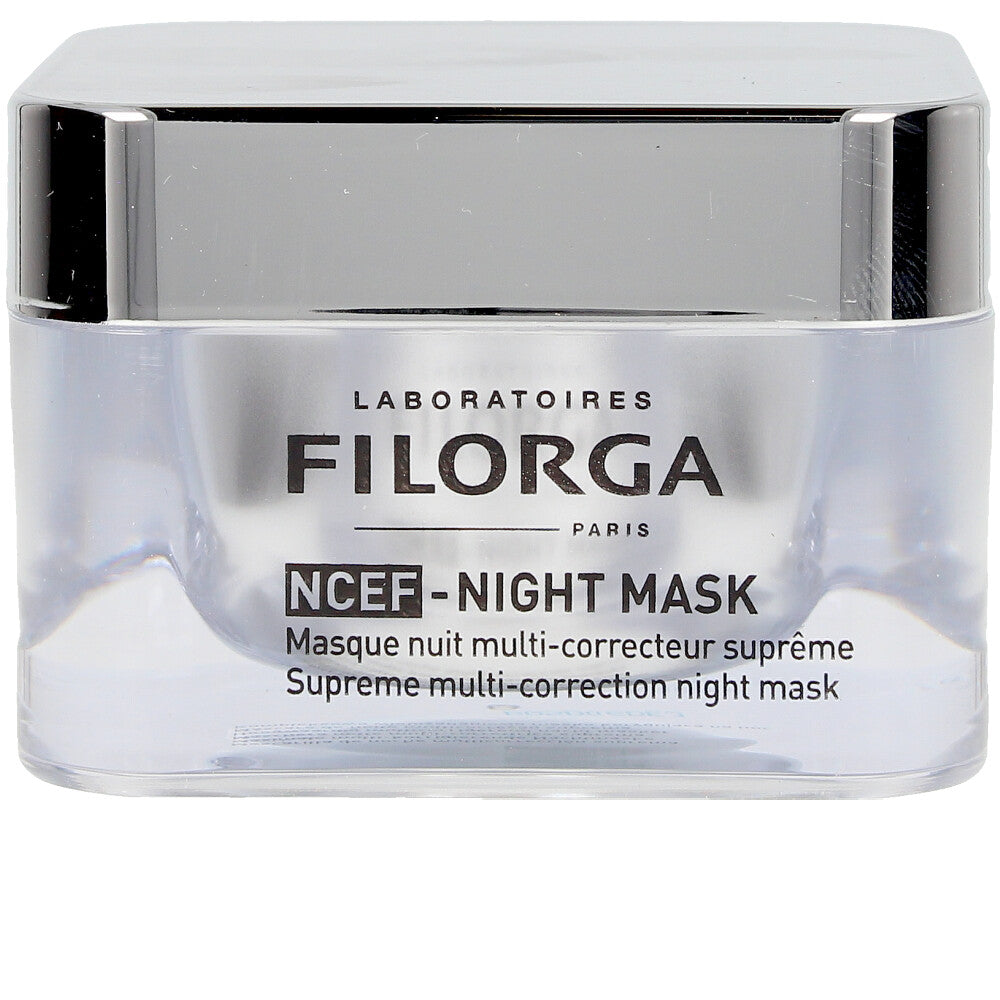 Jar of evening repair cream for Women — 50 ml, pale beige cream