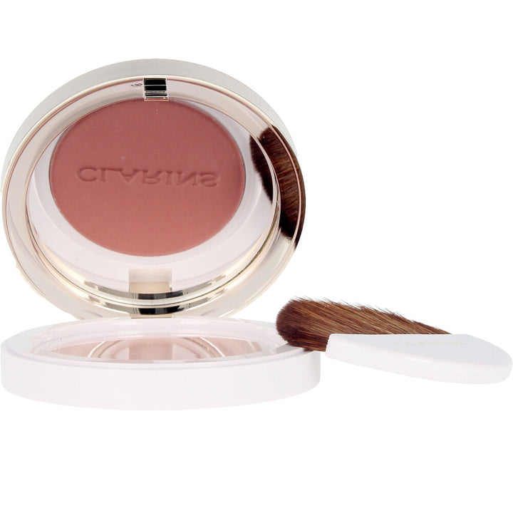Compact pressed powder blush in shade Cheeky Rose, 5 g pan visible