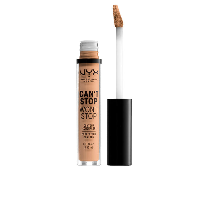 Tube of medium olive matte liquid contour concealer, 3.5 ml, Unisex