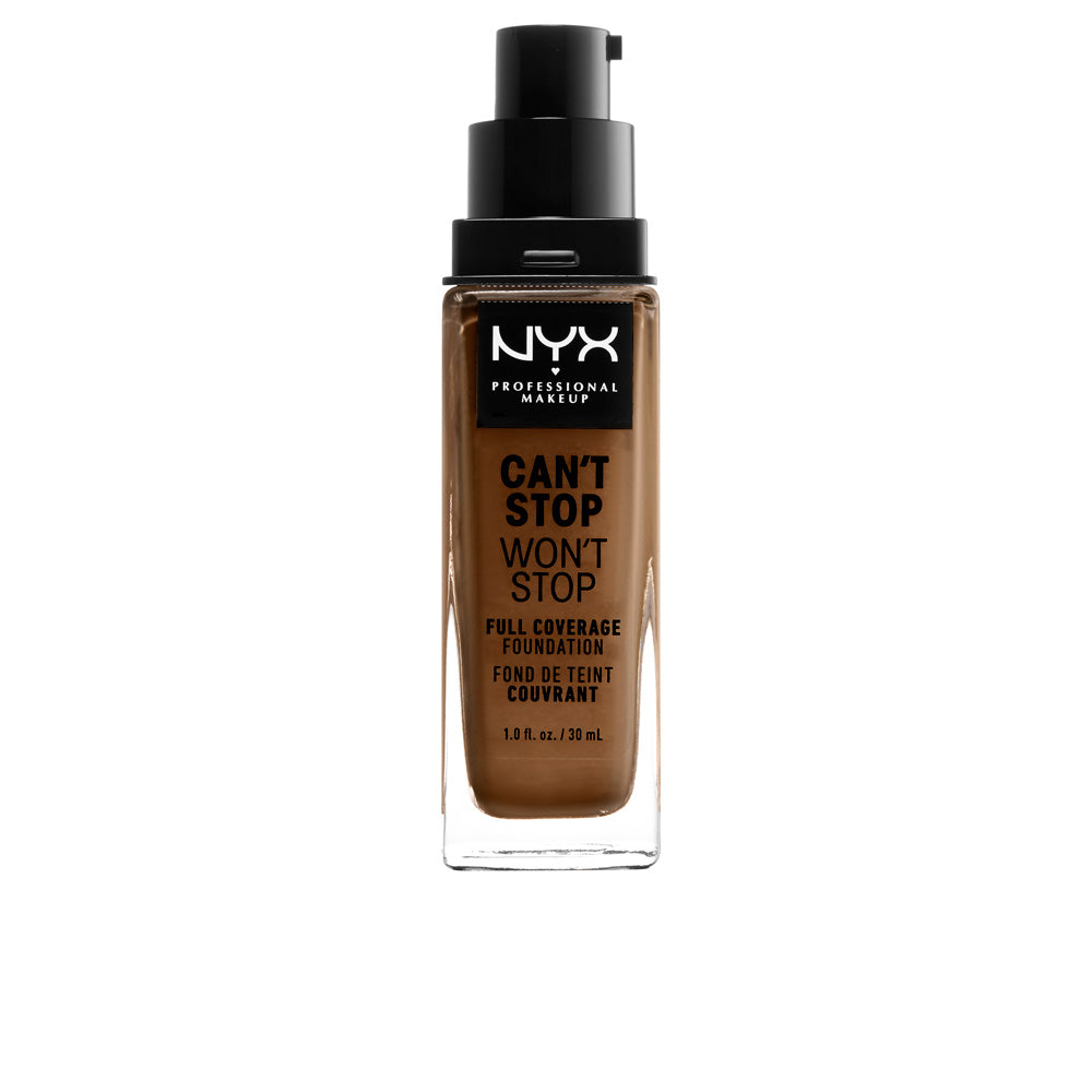 30 ml sienna liquid foundation bottle, matte full-coverage finish, Unisex