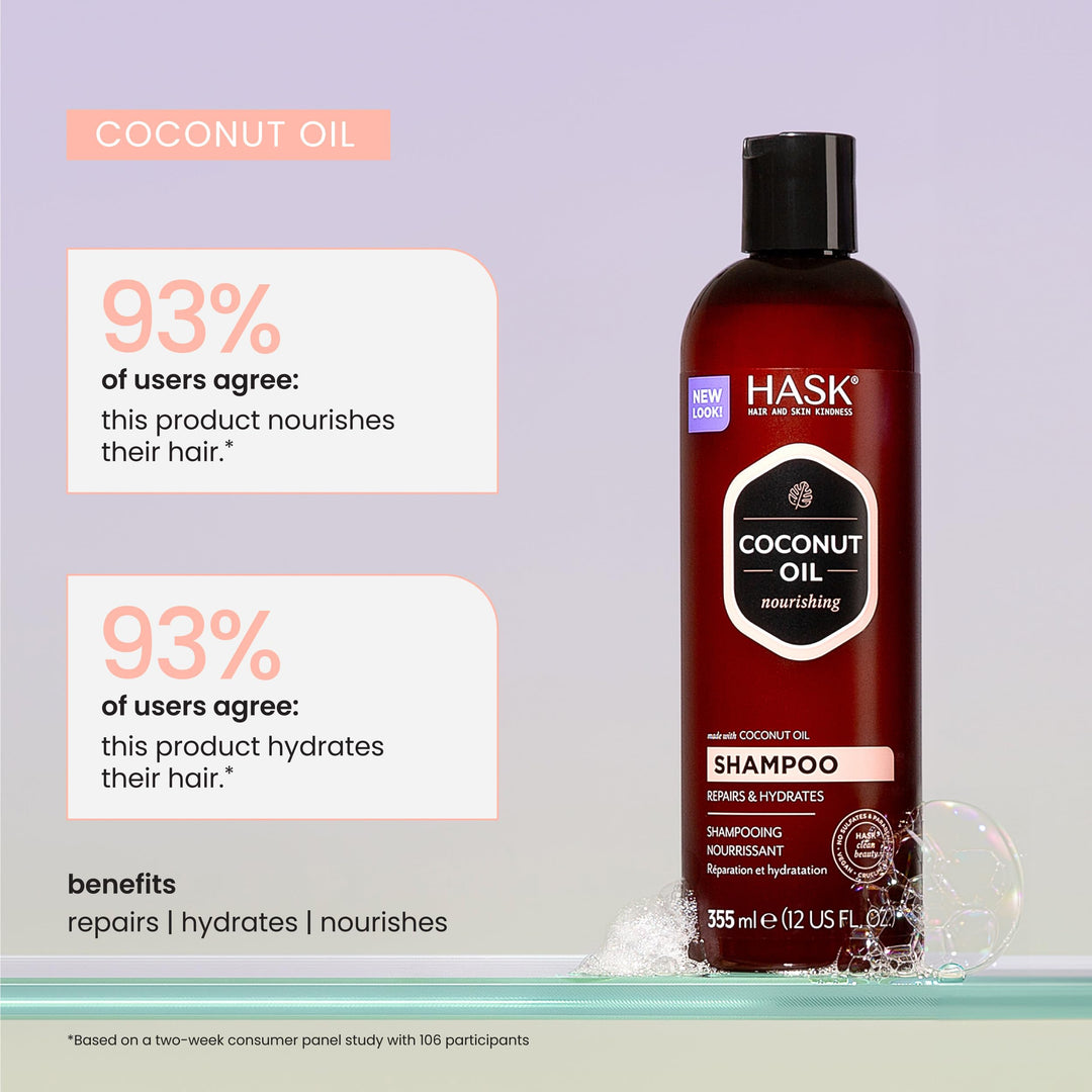 Bottle of nourishing shampoo with monoi and argan, 355 ml, unisex