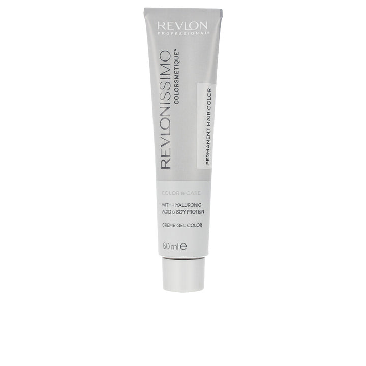 60 ml tube of permanent hair colour with hyaluronic acid and soy protein, shade 8.21