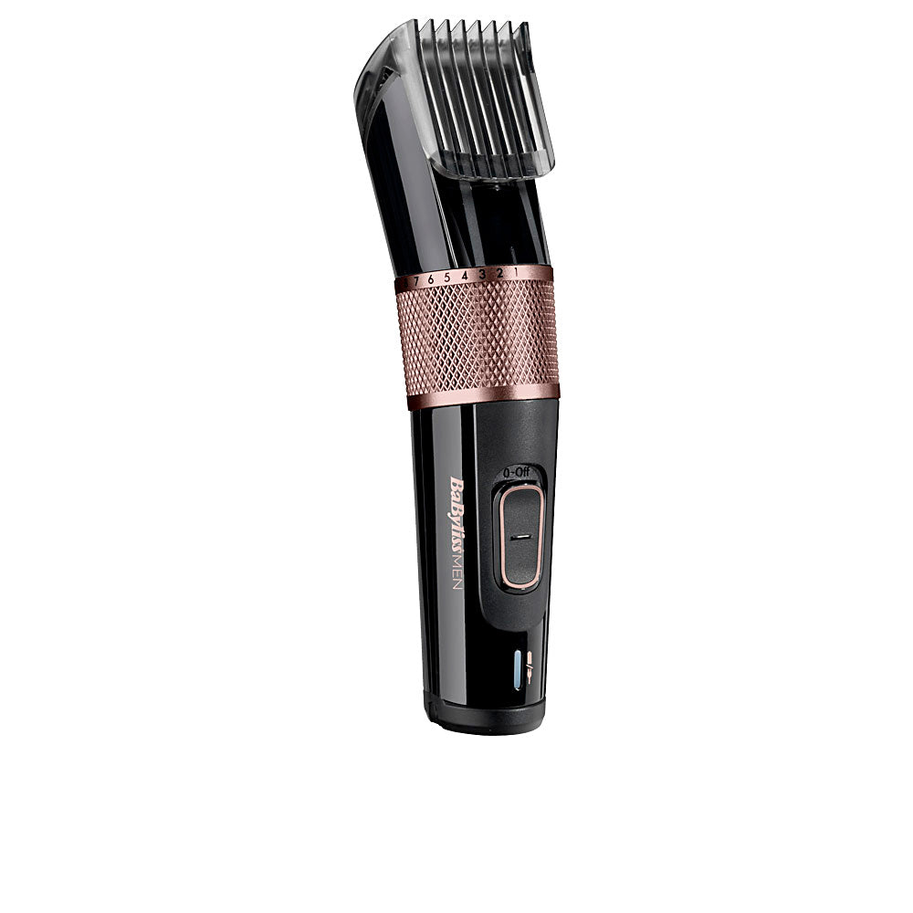 Corded hair trimmer with 45 mm stainless-steel blade and adjustable guard