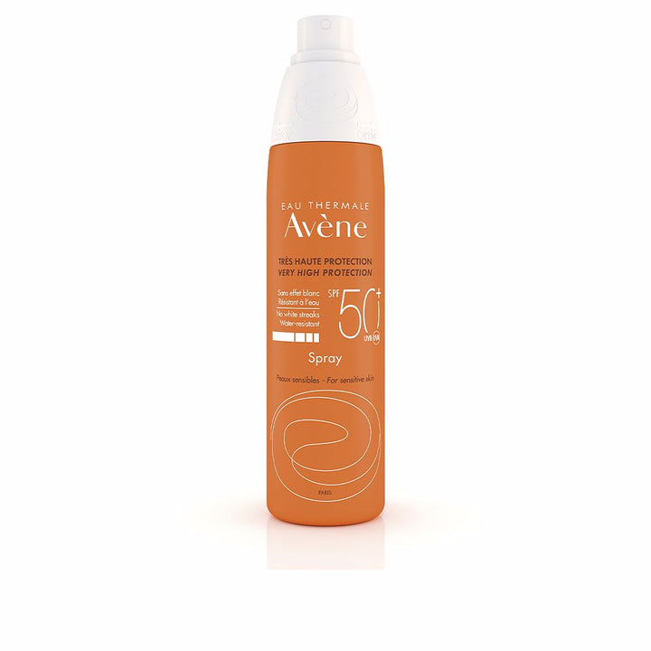 200 ml spray sunscreen bottle, invisible dry finish, SPF50, unisex