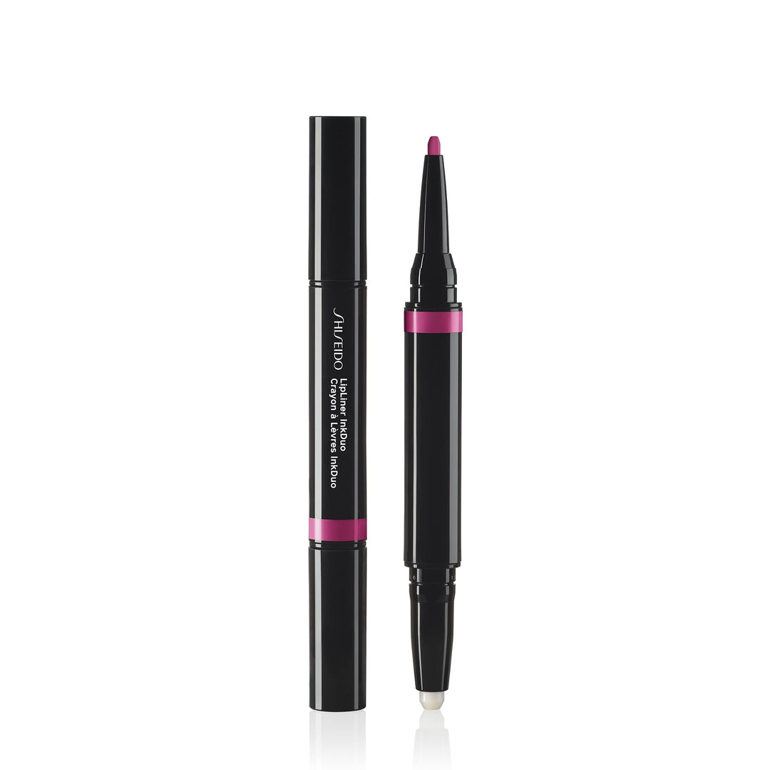 Dual‑ended scarlet lip pencil, primer end and matte liner, 1.1 g, Unisex