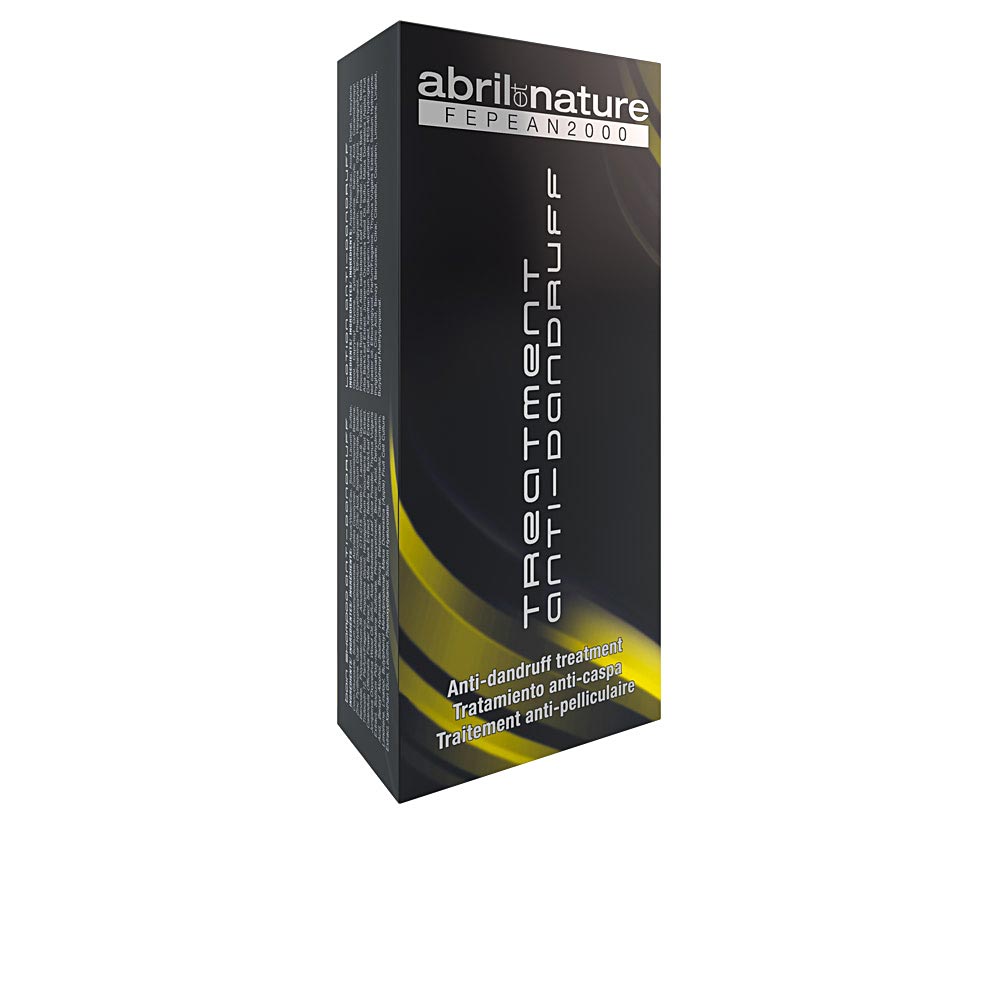 Two‑piece anti‑dandruff kit: shampoo bottle and leave‑on lotion, 100 ml