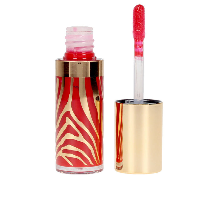 Sleek 6.5 ml lip gloss tube, warm neutral shade, glossy finish