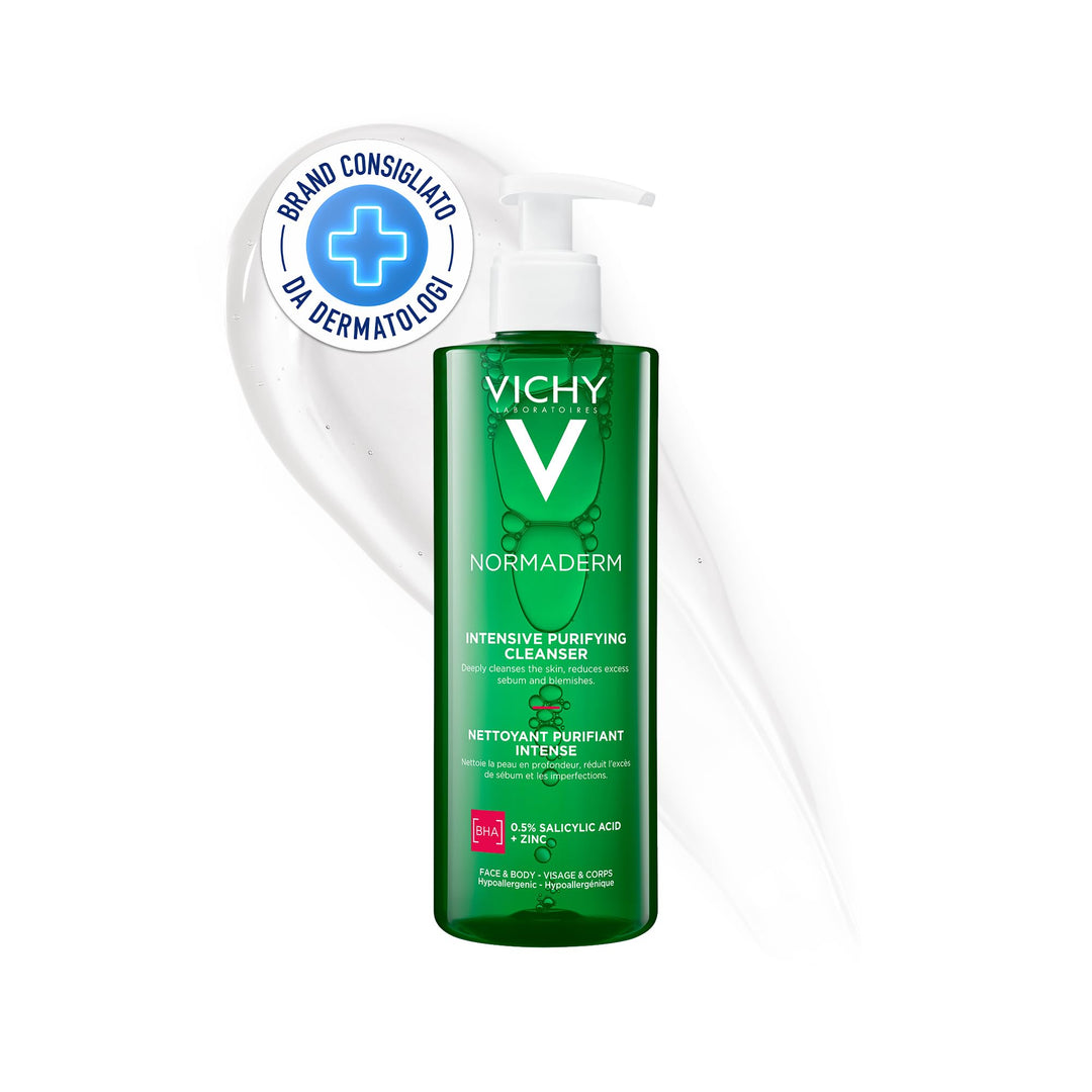Clear gel cleanser tube, 400 ml, for Unisex combination and oily skin