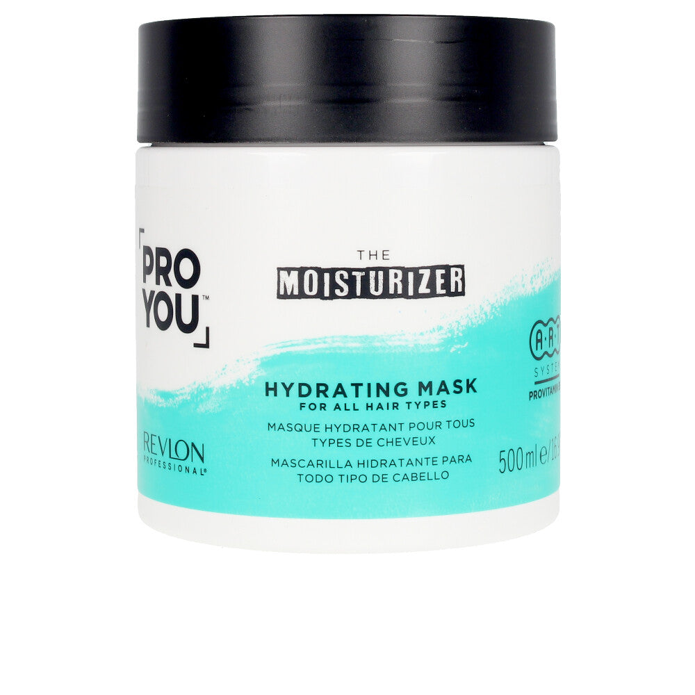 500 ml jar of hydrating provitamin B5 hair mask for Women, creamy texture