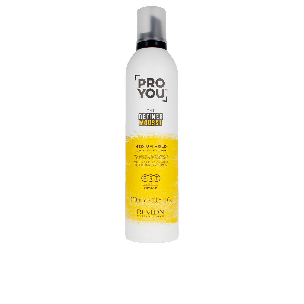 Aerosol mousse can, 400 ml, medium-hold styling mousse for Women