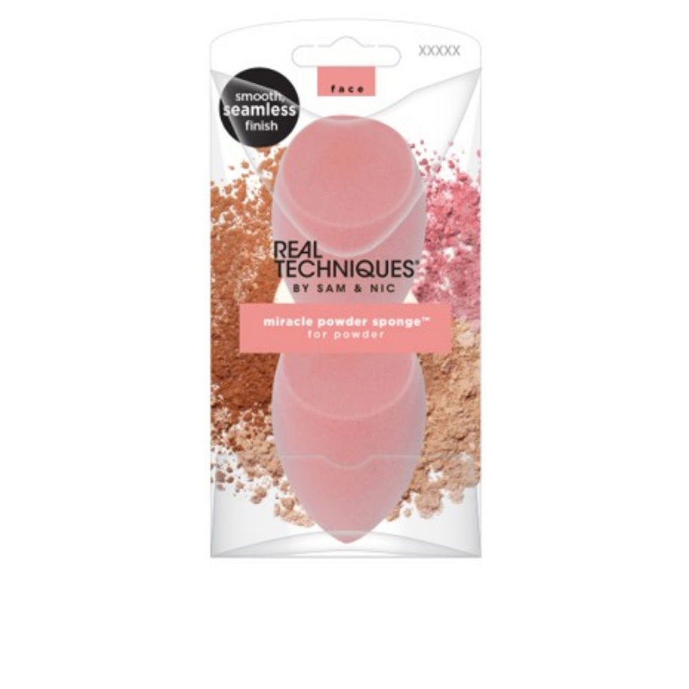 Small latex-free powder sponge, closed-cell foam, travel-sized