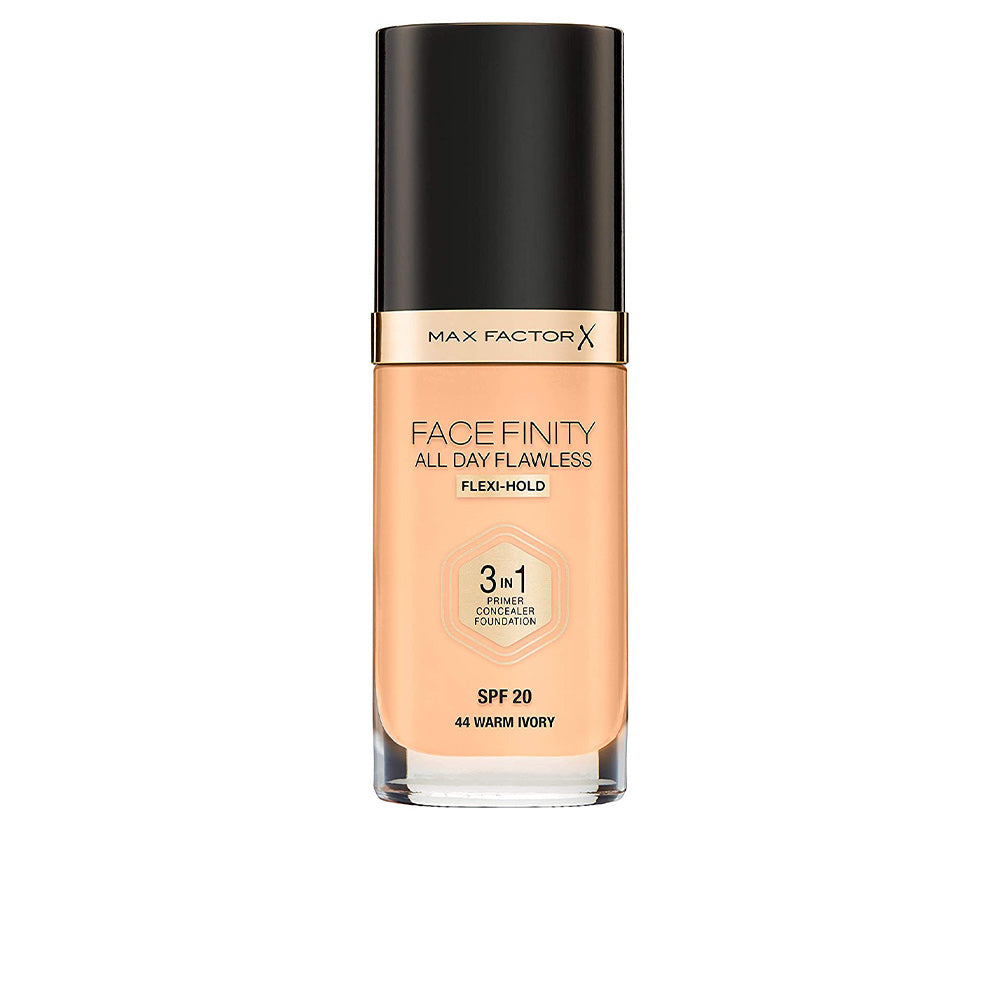 30 ml bottle of 3‑in‑1 matte foundation, shade 44, smooth even finish