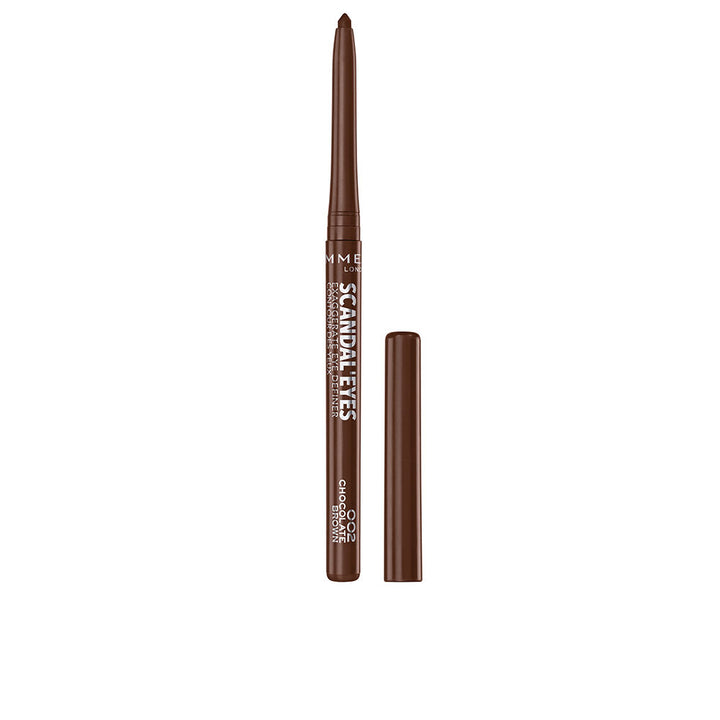 Retractable brown cream eye definer pencil with smudger and sharpener, 0.35 g