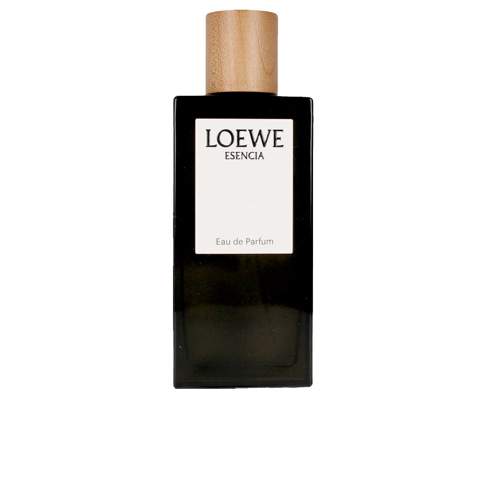100 ml monochrome block bottle with botanical relief, Esencia Spiced Woody