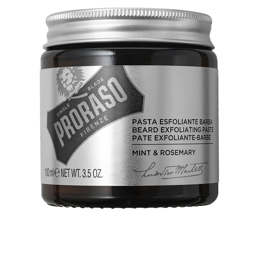 100 ml tube of almond and hazelnut beard exfoliating paste for Man