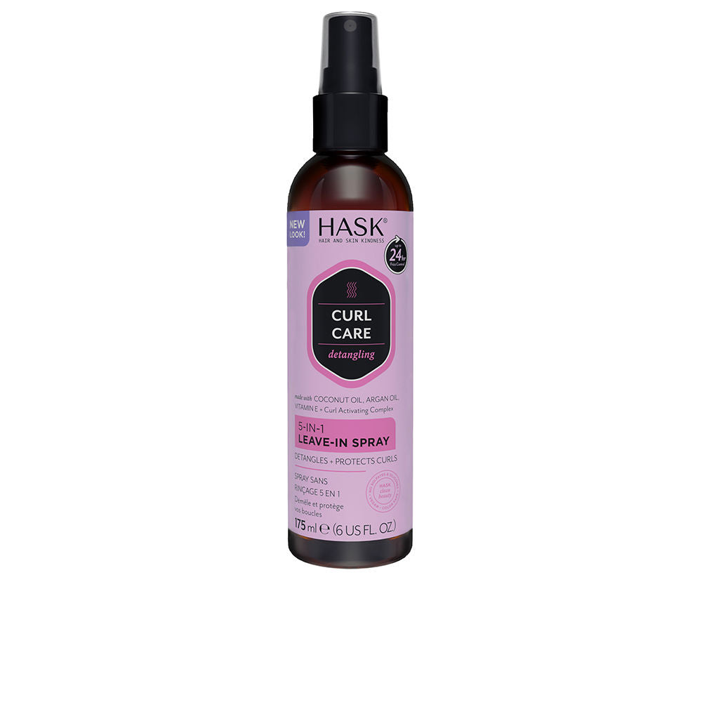 Spray bottle of 175 ml leave‑in spray for curly and wavy hair, labelled Curl Care 5‑in‑1