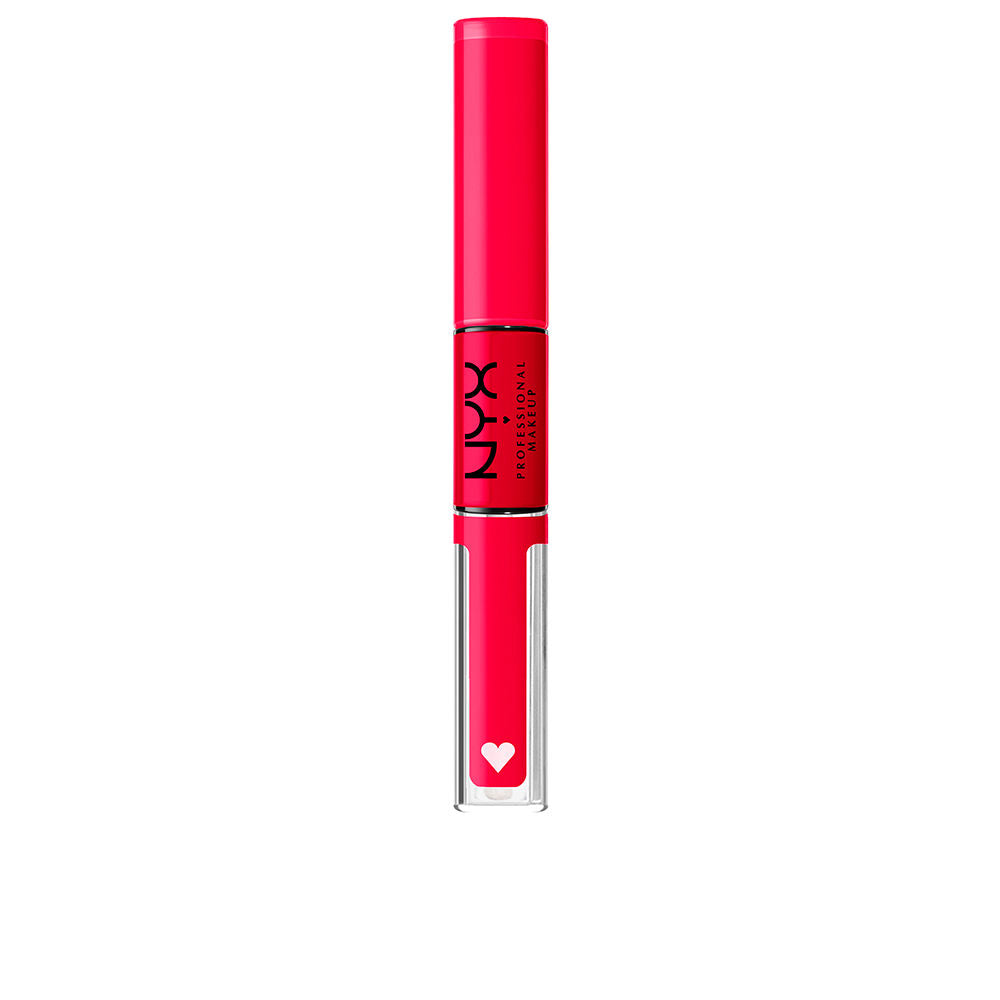 Tube of glossy pink lip gloss with doe‑foot wand, 3.4 ml, &