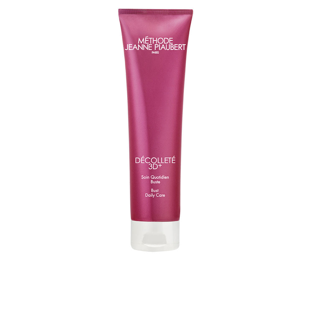 100 ml sculpting décolleté cream tube, light lotion texture, white packaging