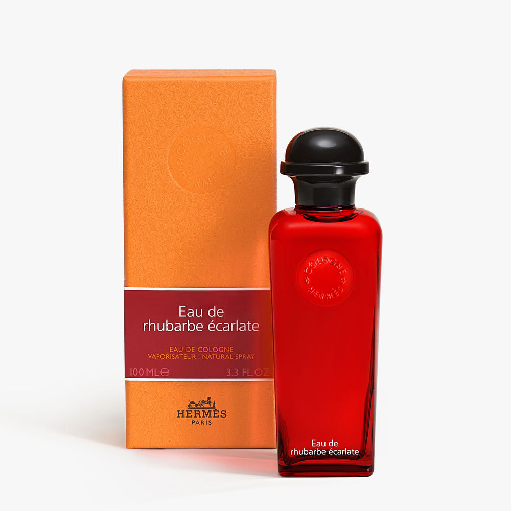 Scarlet lantern-shaped bottle of Rhubarb Écarlate Cologne, 100 ml, Unisex