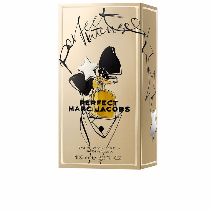 100 ml amber-hued eau de parfum bottle; warm floral woody fragrance