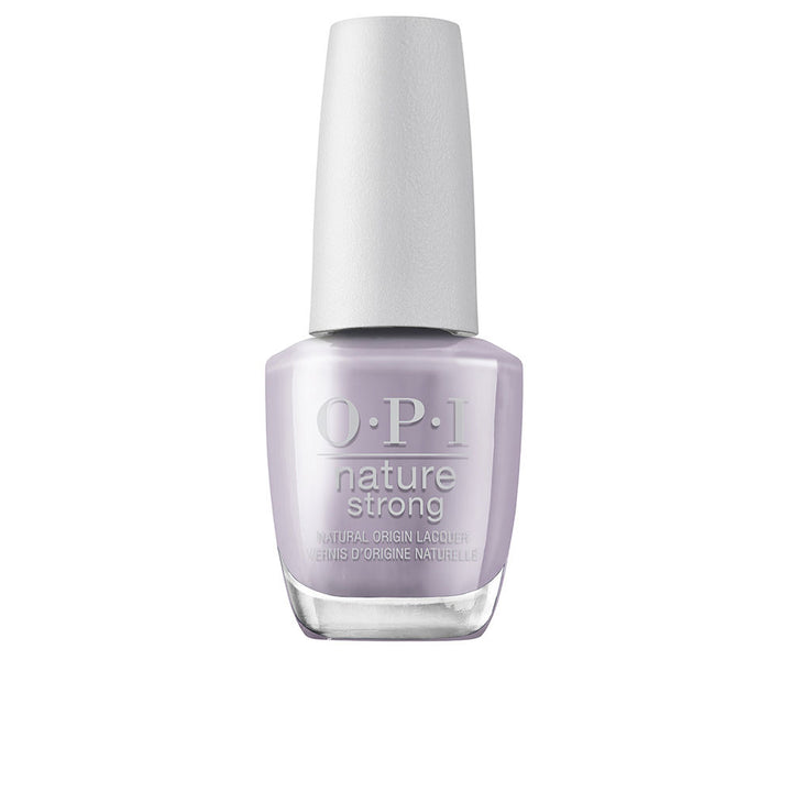 15 ml vegan nail polish bottle in Right as Rain shade, glossy finish