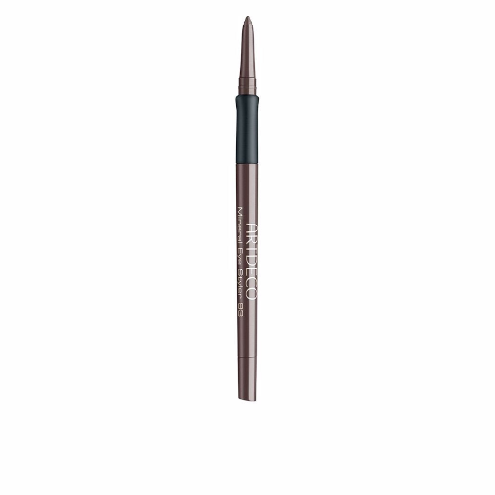 Slim mineral cream eye pencil in 'Mineral Fading Dusk' with built-in sharpener