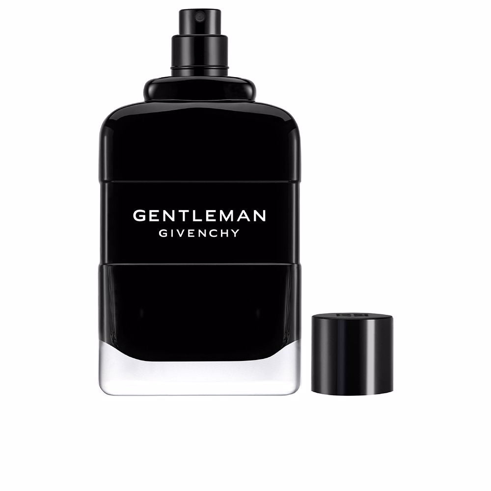 Matte black glass 60 ml eau de parfum bottle, woody-aromatic fragrance for Man