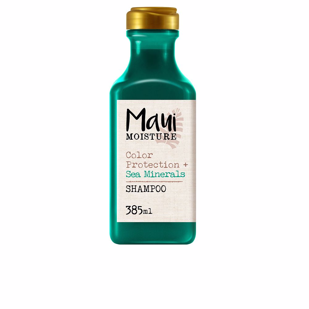 385 ml unisex shampoo bottle with marine minerals and algae extract for dyed hair