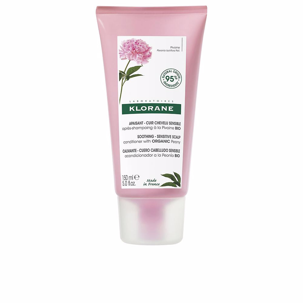 150 ml gel conditioner bottle, peony extract, for sensitive unisex scalp
