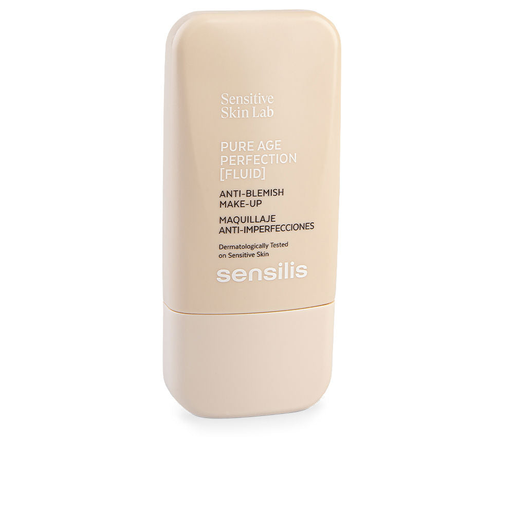 30 ml beige fluid foundation bottle, matte finish, 01‑Beige