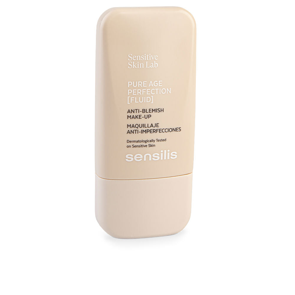 30 ml beige-rosé anti-blemish foundation bottle, mattifying finish