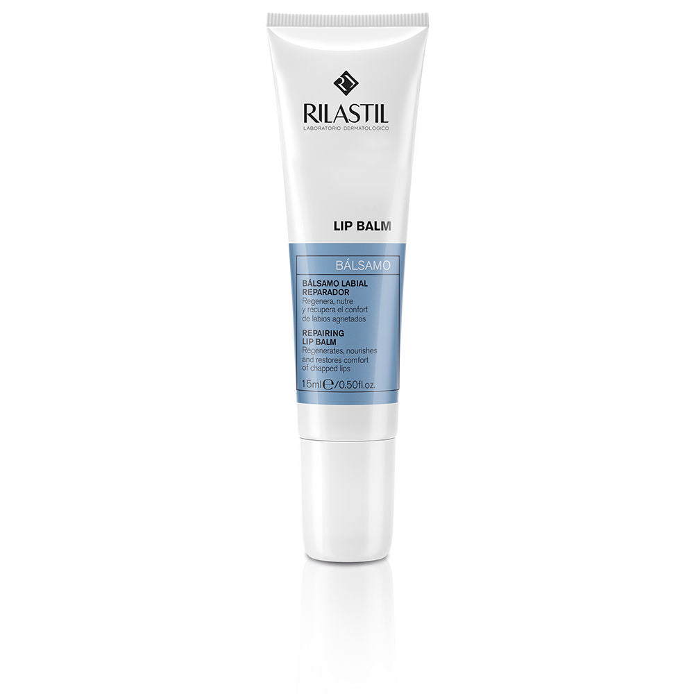 15 ml creamy shea and argan lip balm in compact tube, restorative formula